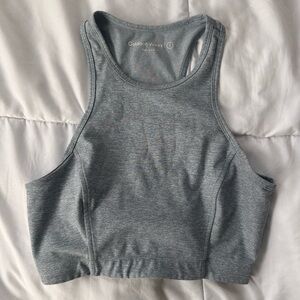 Outdoor Voices Heathered blue Gray sports bra